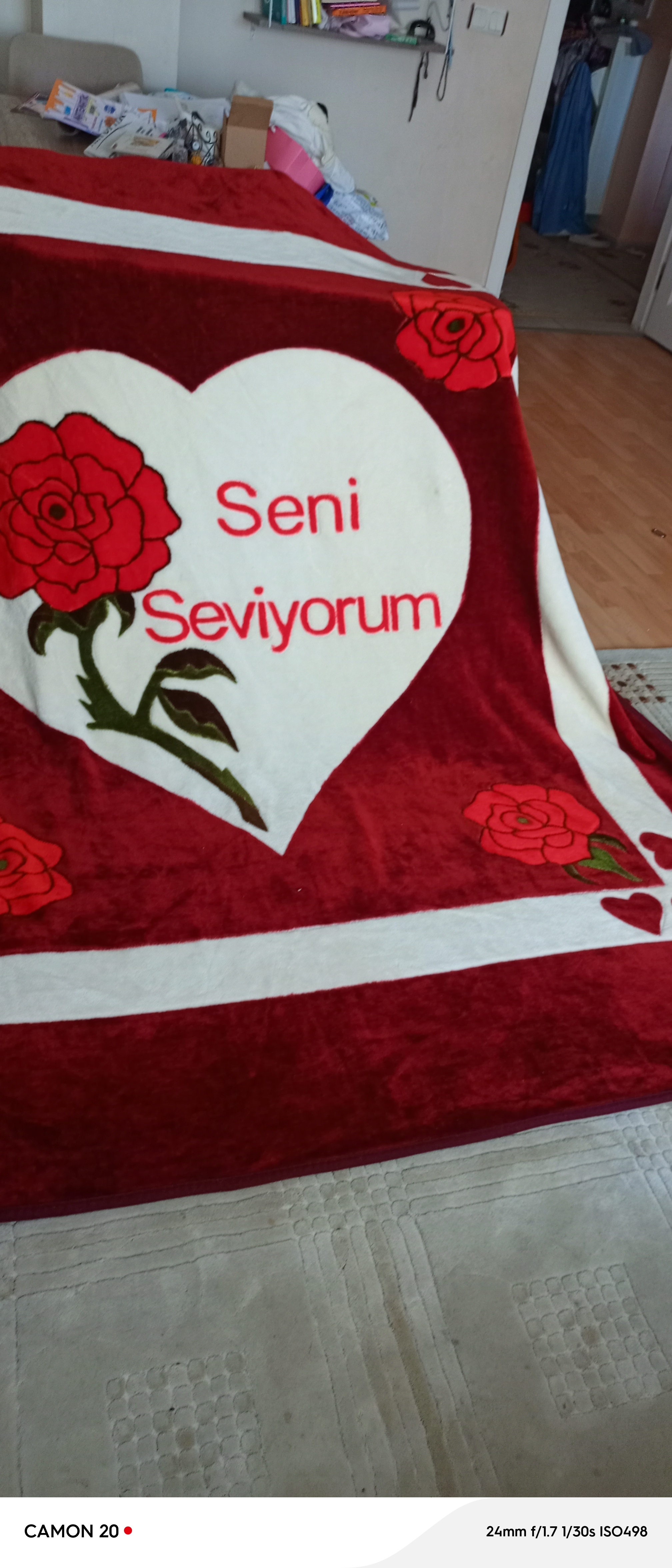 Seni seviyorum battaniyesi