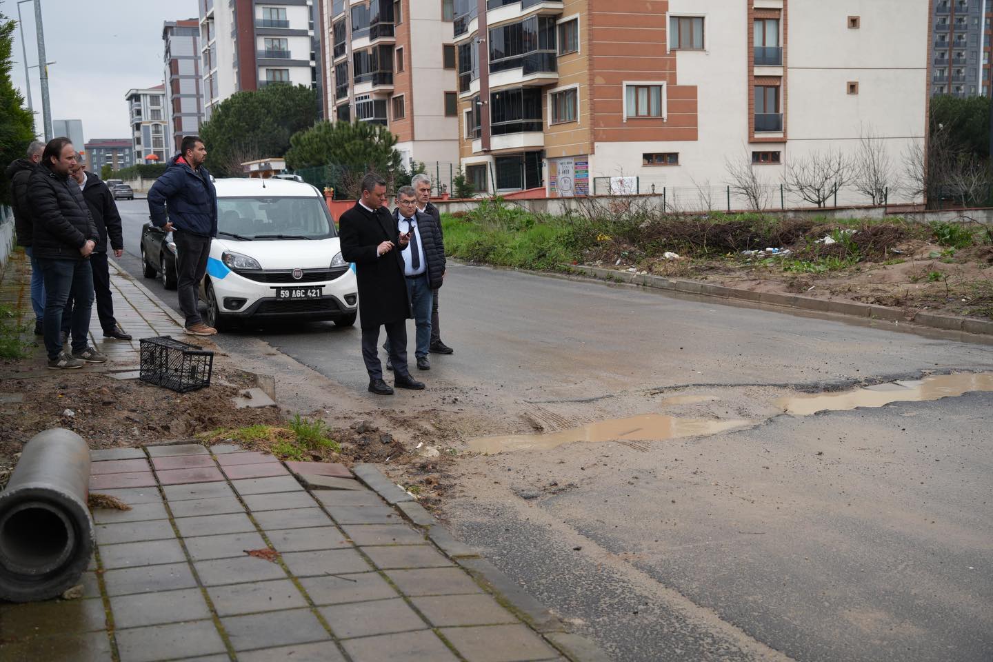 Çorlu’da Altyapı Sonrası Bozulan Yollar İçin Harekete Geçildi