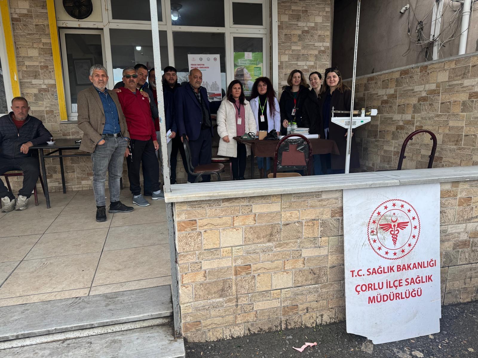 Çorlu'da Romanlar Günü'ne Özel Sağlık Taraması
