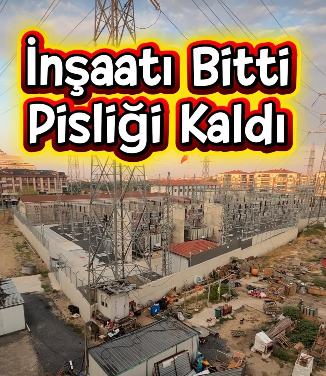 Çorlu Şalt Sahası Trafo Merkezi Tamamlandı: Çevredeki Atıklar Dikkat Çekti