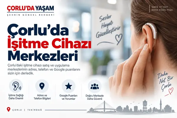 Çorlu İşitme Cihazı Satış ve Uygulama Merkezleri 2026
