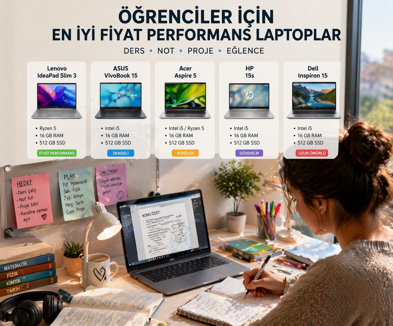 Öğrenciler İçin En İyi Laptoplar - 2026