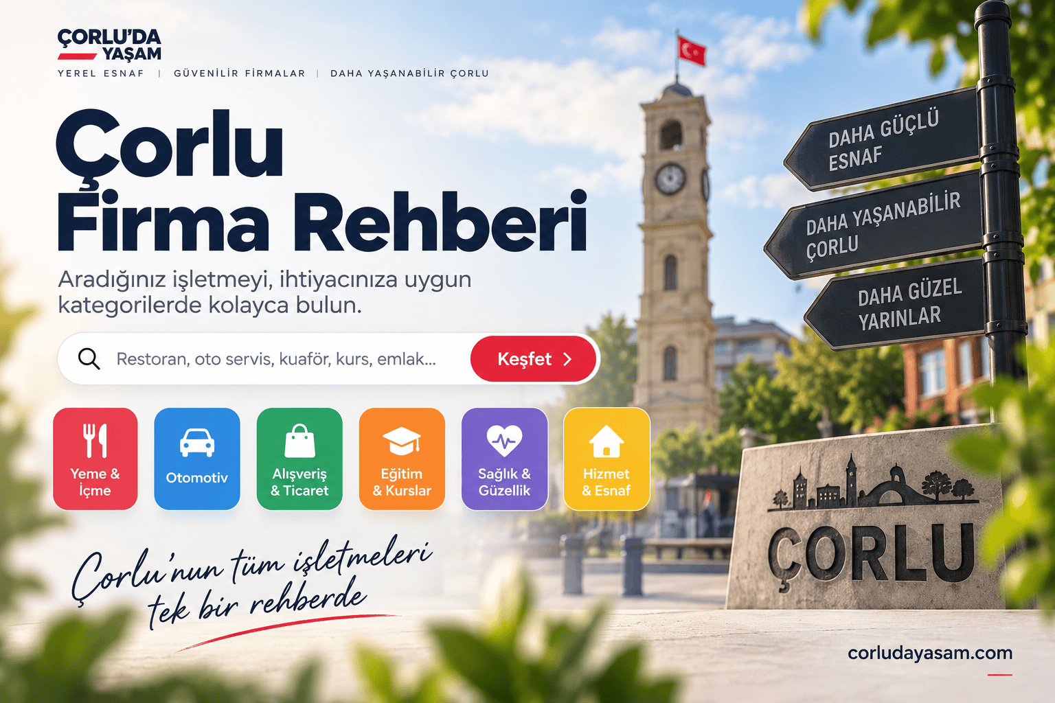 Çorlu Firma Rehberi | Çorlu'daki Firmalar ve İşletmeler