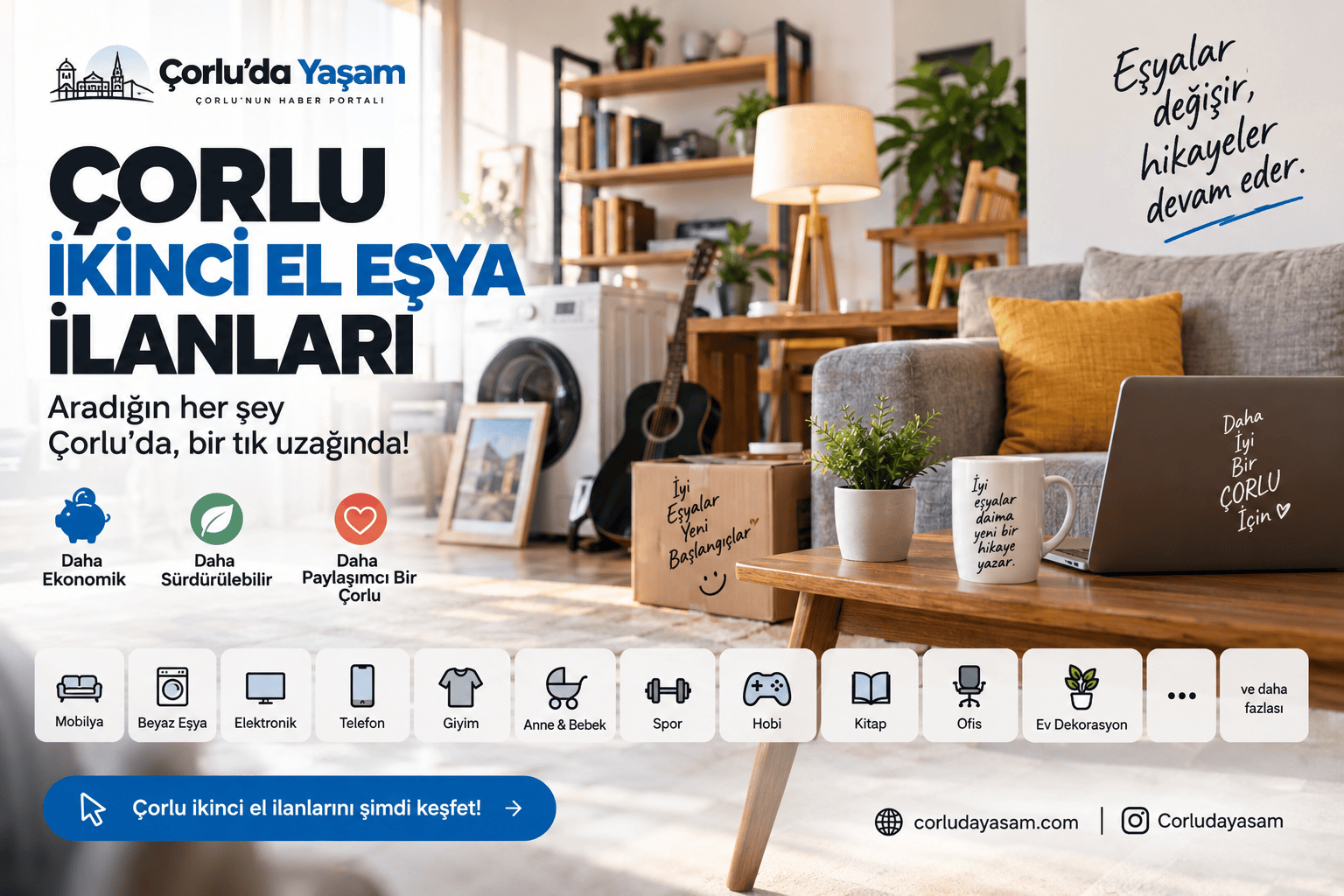 Çorlu İkinci El Eşya İlanları: Güncel İlanlar ve Alışveriş Rehberi