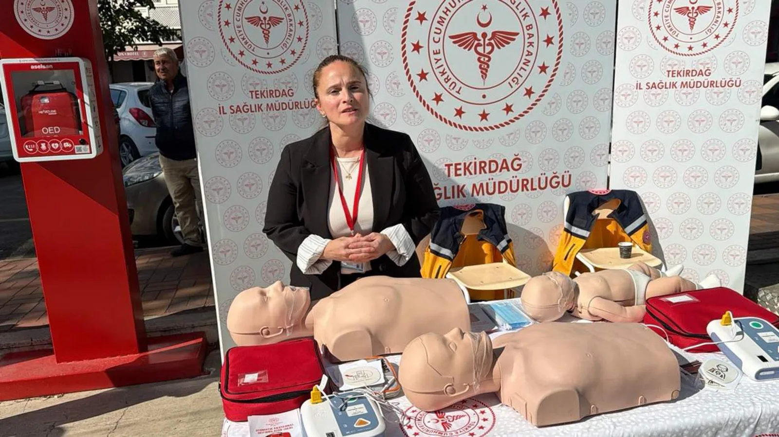 Tekirdağ'ın 3 ilçesine ani kalp durmalarına karşı şok cihazı konuldu — Tekirdağ