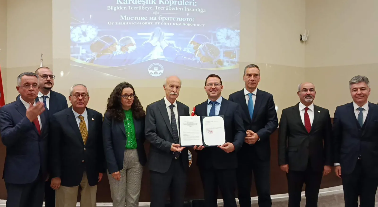 Trakya Üniversitesi ile Burgaz'daki Sveta Anastasiya Çocuk Hastanesi arasında iş birliği protokolü imzalandı