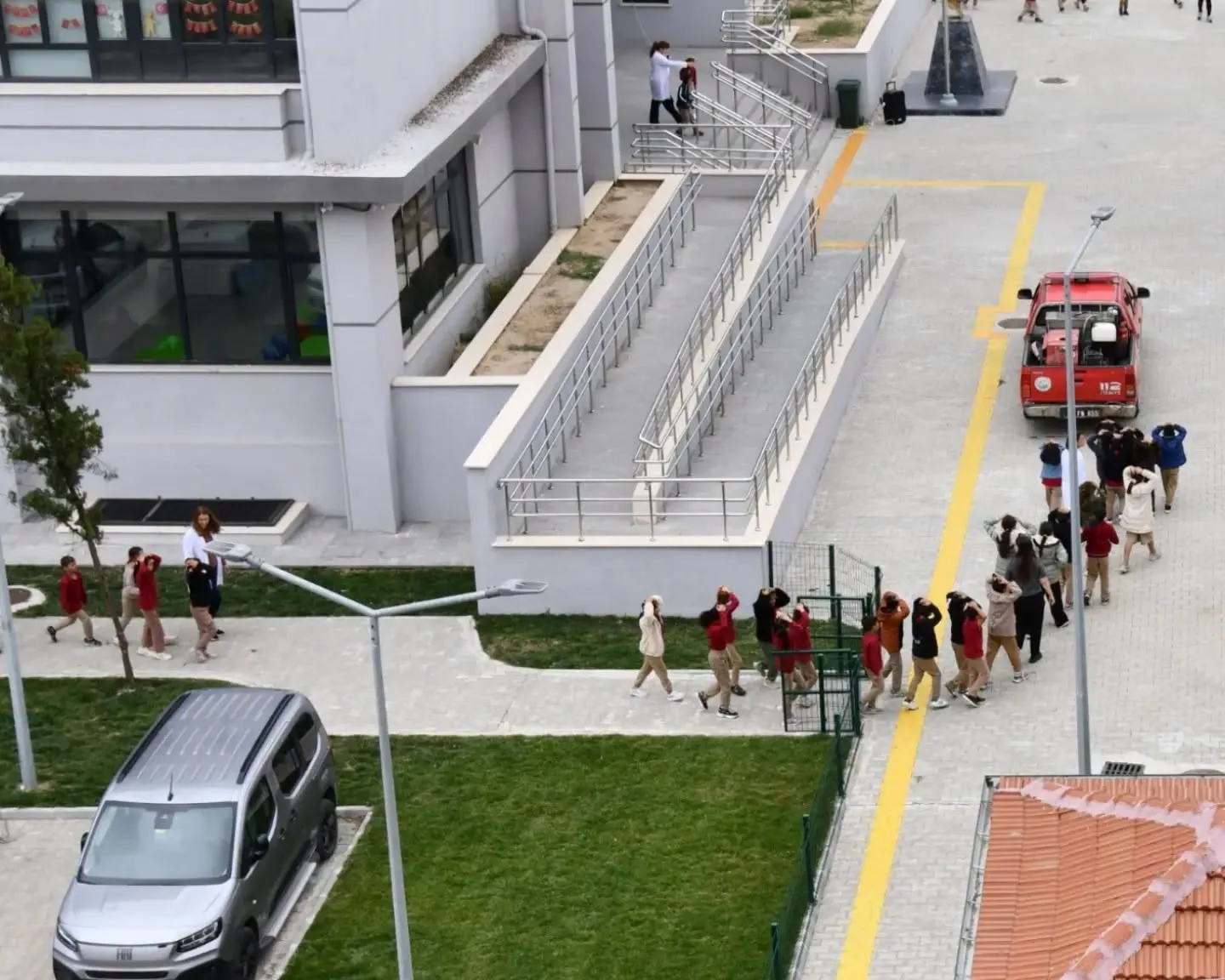 Keşan’daki okullarda deprem ve yangın tatbikatı yapıldı — Keşan, Edirne