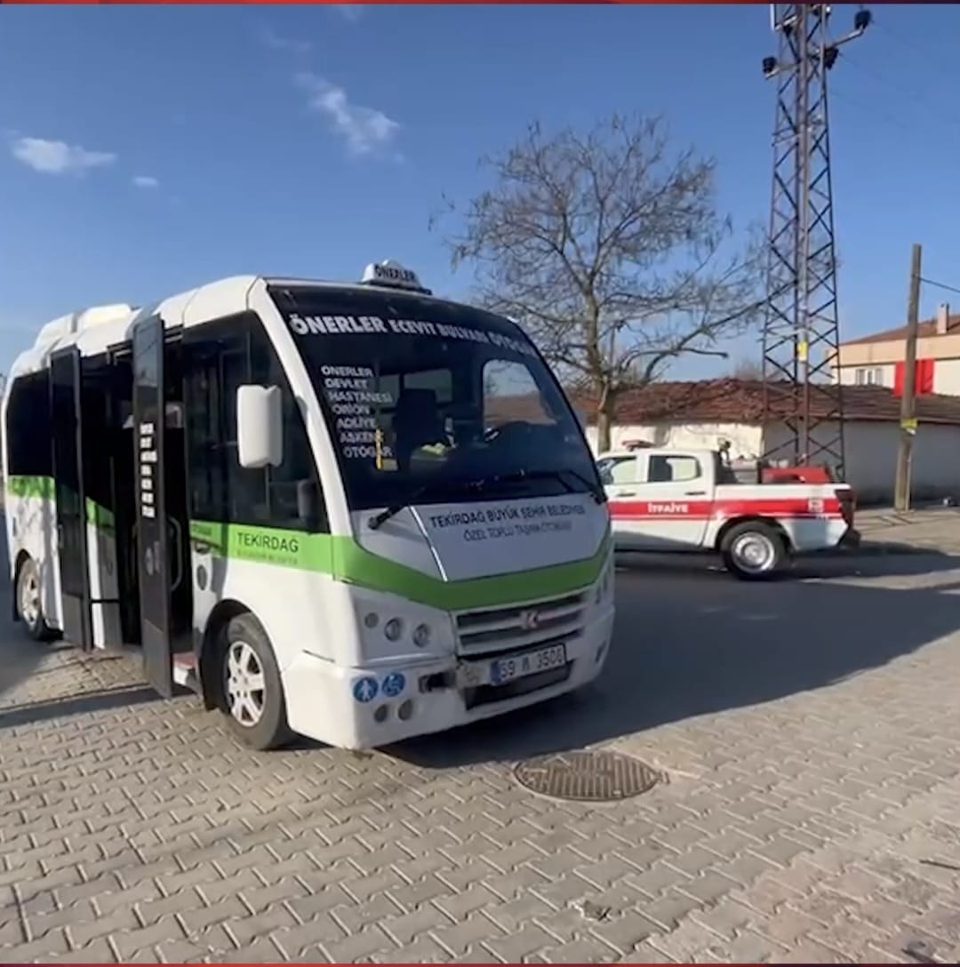 ÇORLU ÖNERLER MAHALLESİ'NDE KAZA