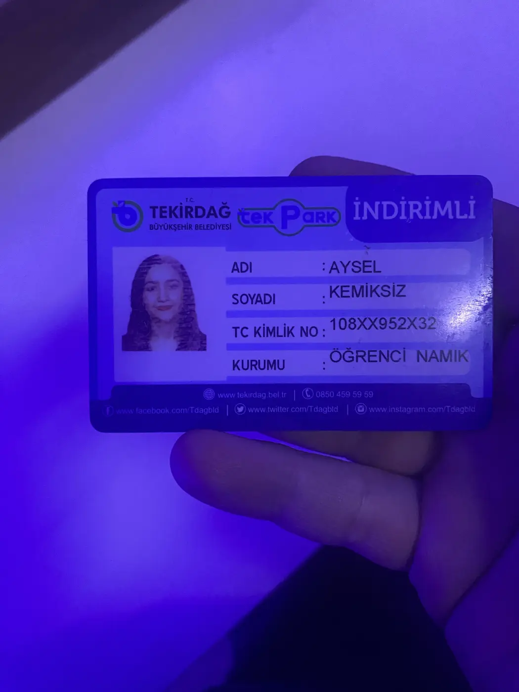 Öğrenci Otobüs Kartı