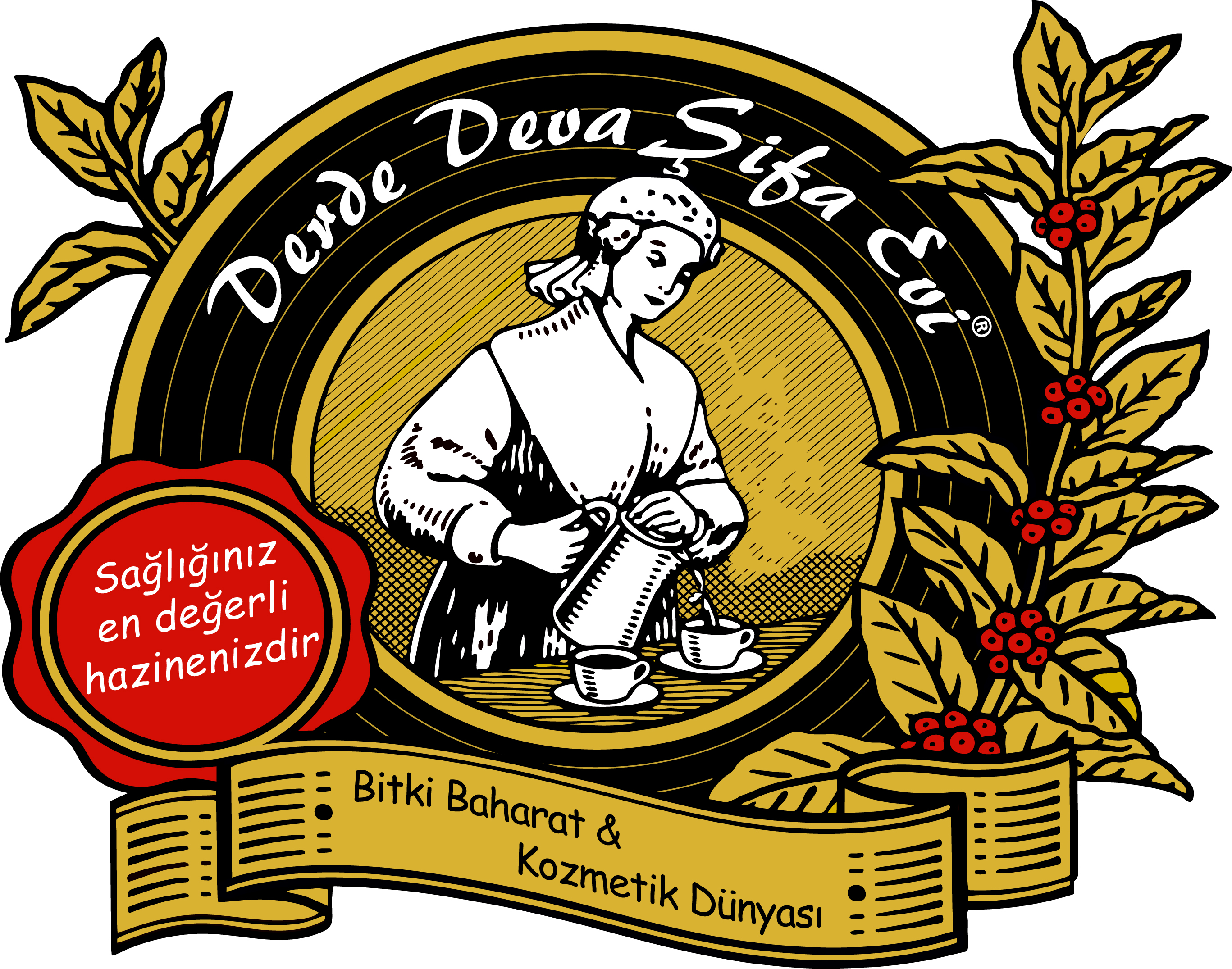 Derde Deva Şifa Evi Arkaplan Logosu