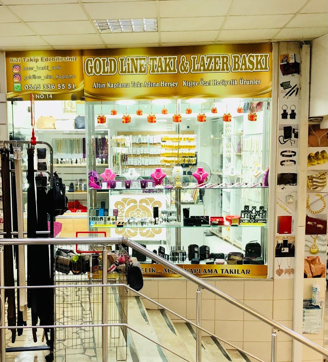 Gold Line Altın Kaplama Lazer Baskı Çorlu