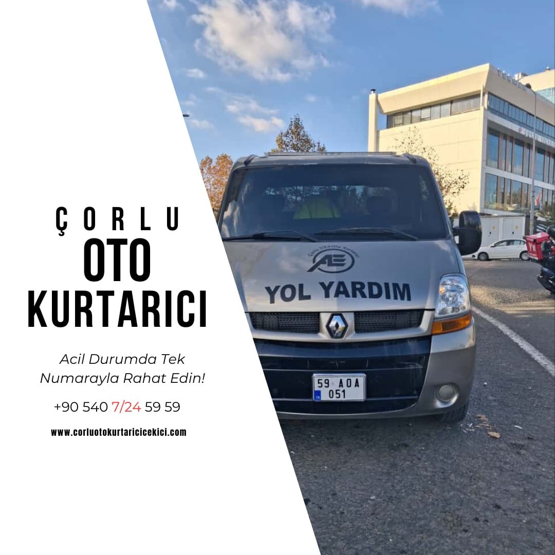 AE Çorlu 7/24 Oto Kurtarıcı Çekici